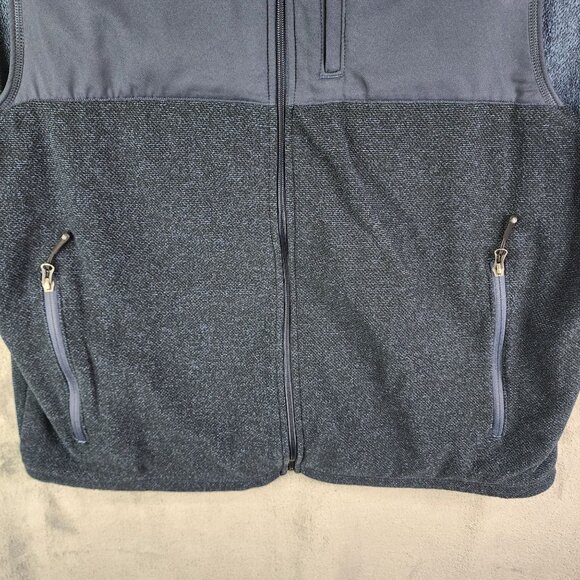Mens Solaris Blue Jacket Vest Full Zip Up Pocket Zip Sleeveless Size 2XB - Picture 3 of 11